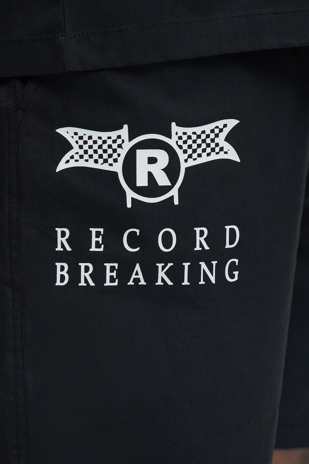 Racing Club Relaxed Drawstring Shorts - Black