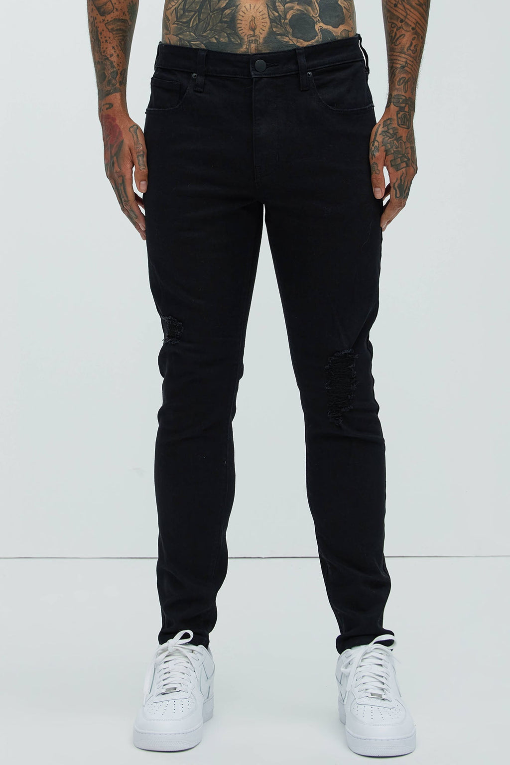 Take No L's Skinny Jean - Black