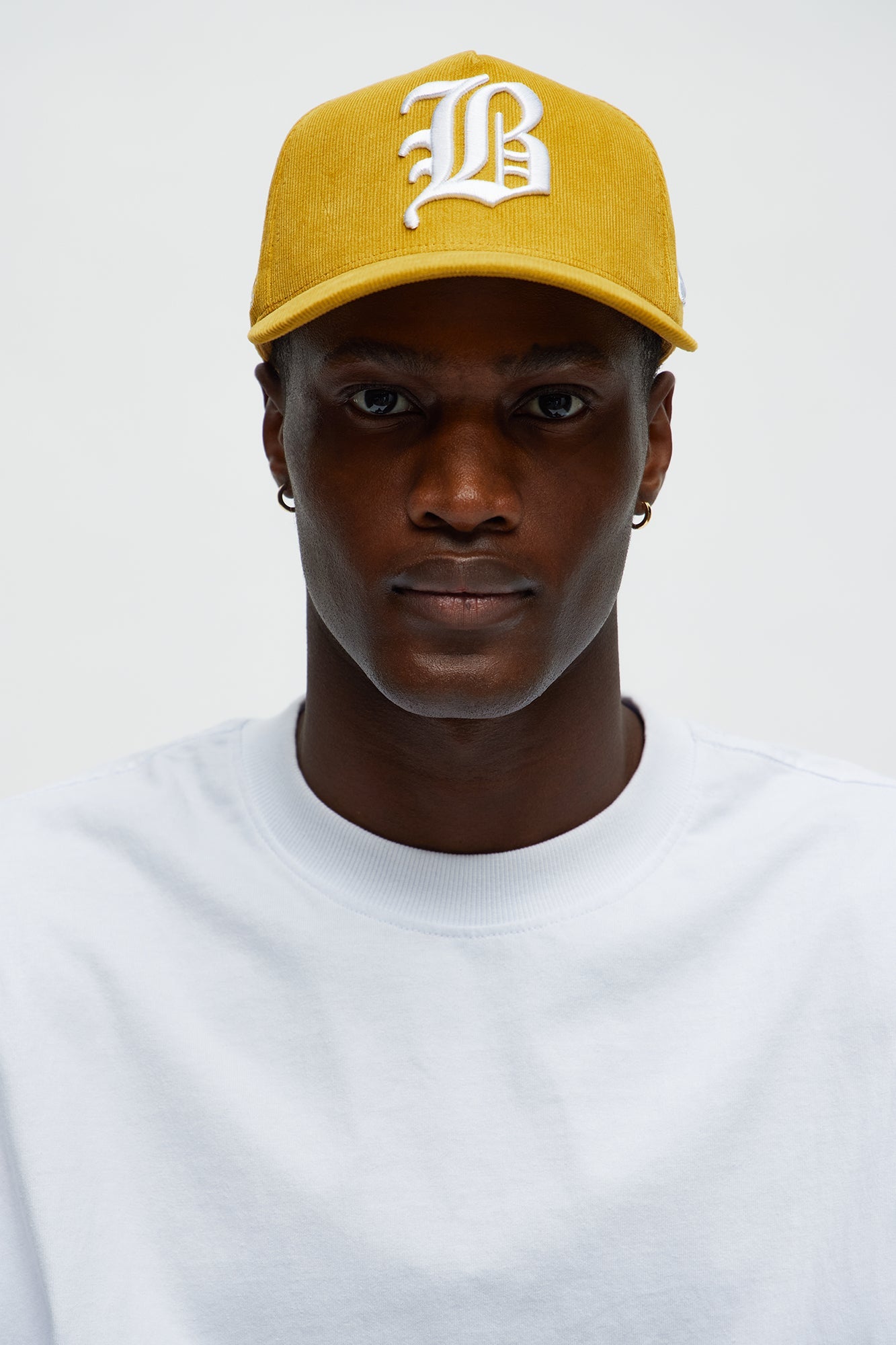 Come Back Corduroy Snapback Hat - Tan