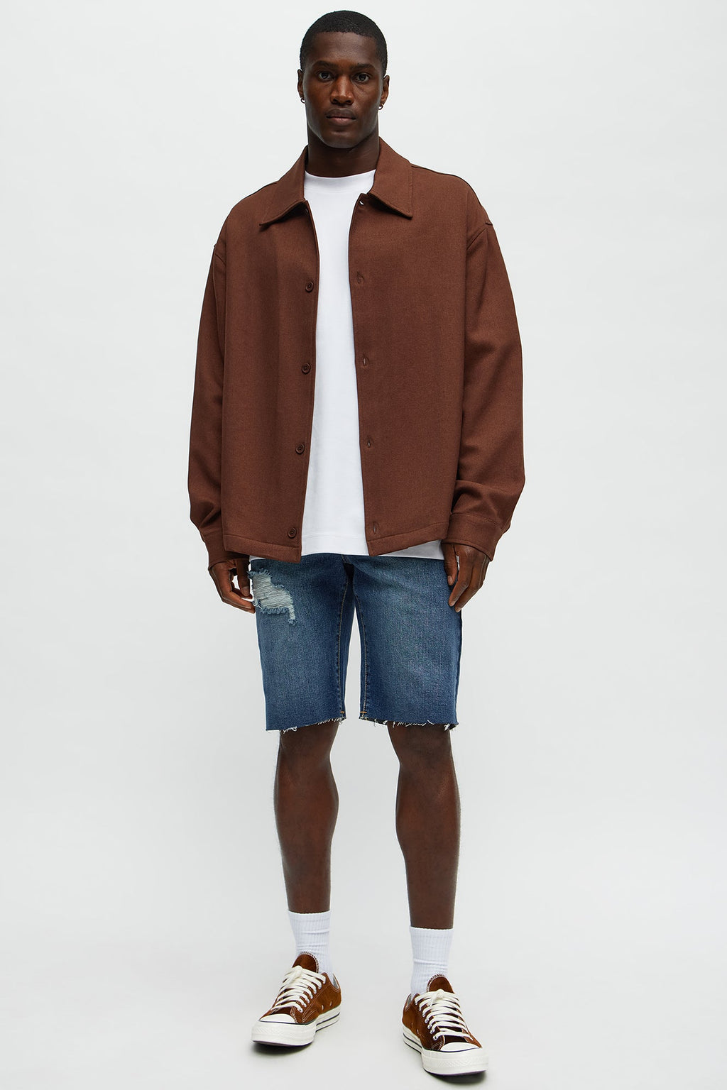 Earl Denim Shorts - Dark Wash