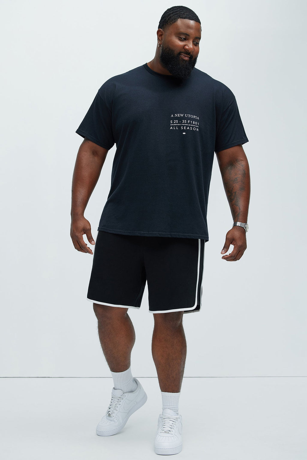 Tyson No Going Back Relaxed Shorts - Black