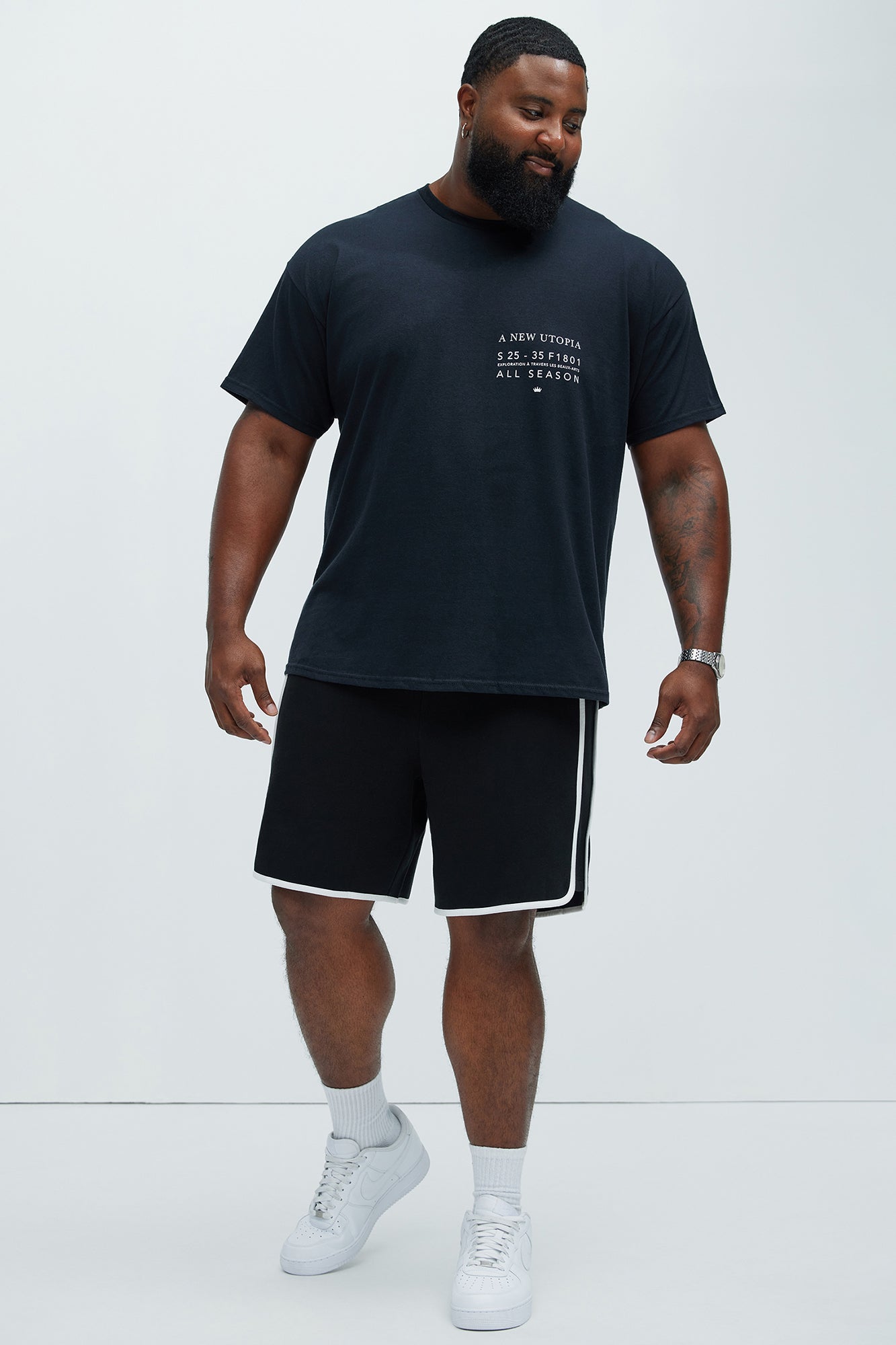 Tyson No Going Back Relaxed Shorts - Black