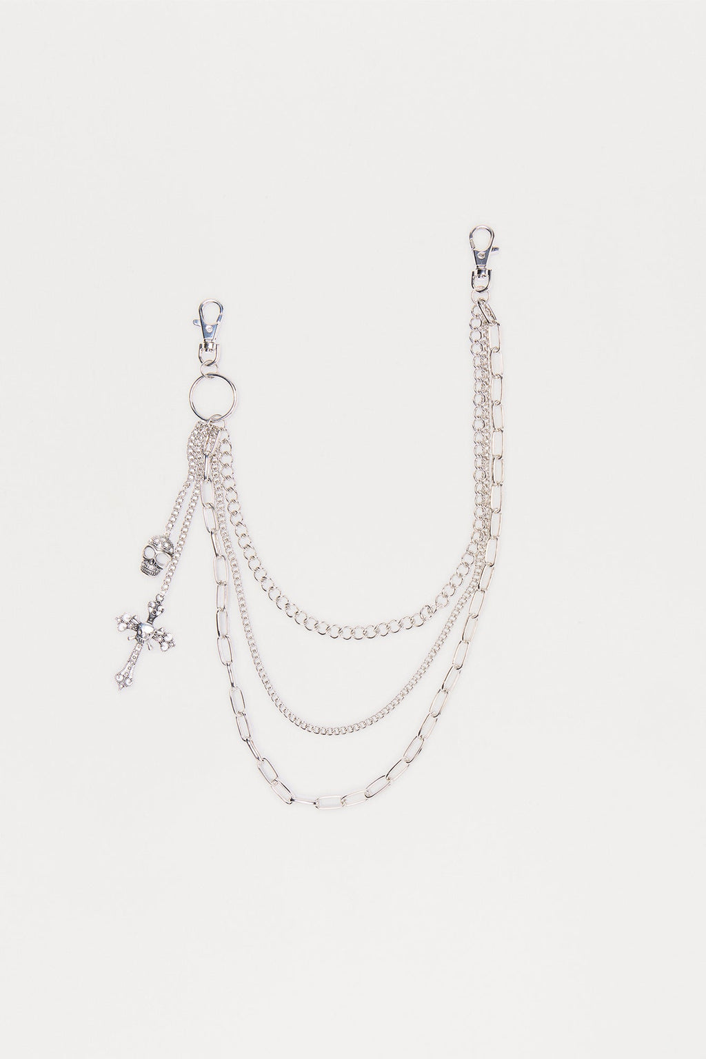 Grim Line Pant Chain - Silver