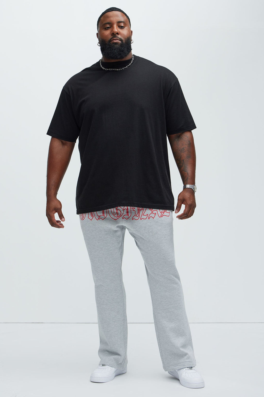 Tyson Original Skinny Flare Sweatpants - Heather Grey