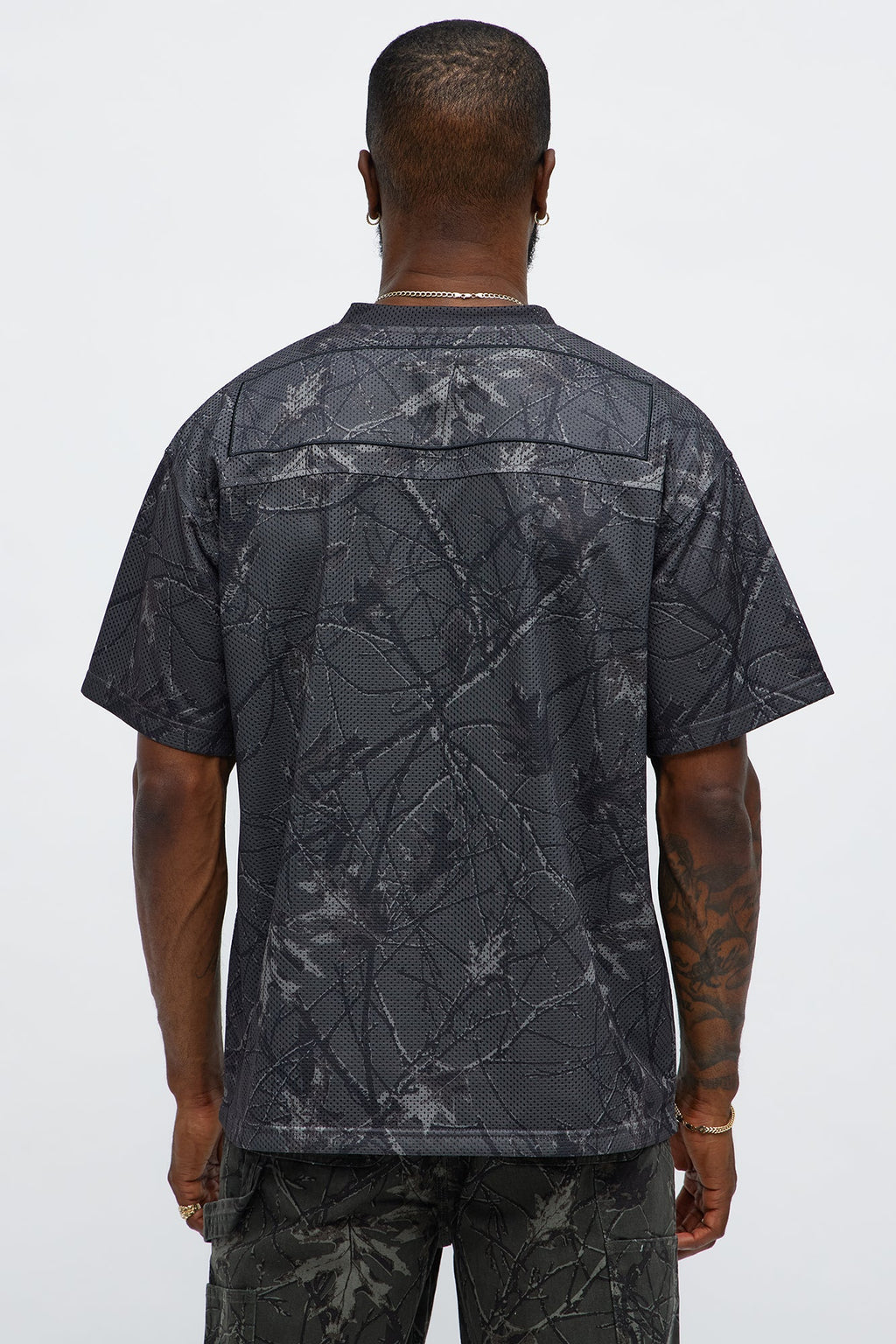 Short Sleeve Camo Jersey - Black