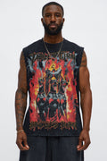 Bridges Burn Muscle Tee - Black