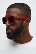 Pinehurst Round Sunglasses - Red
