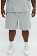 Tyson Loose Fit Shorts - Heather Grey