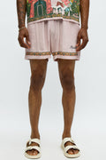 Paradise Set Relaxed Drawstring Short - Pink