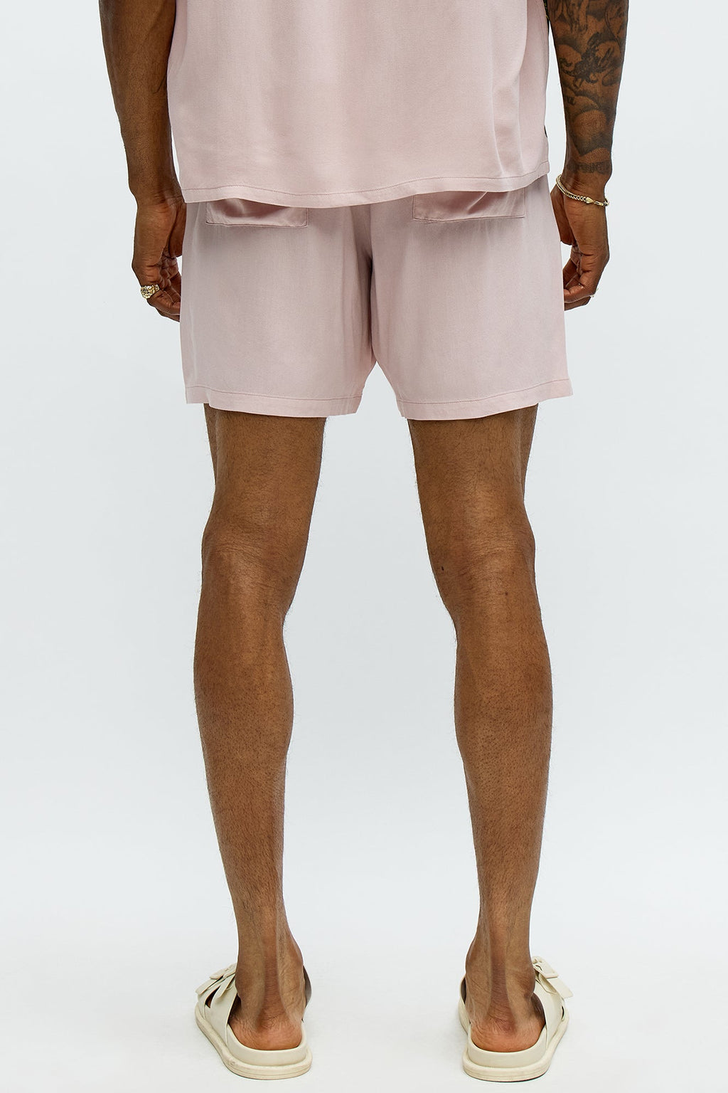 Paradise Set Relaxed Drawstring Short - Pink