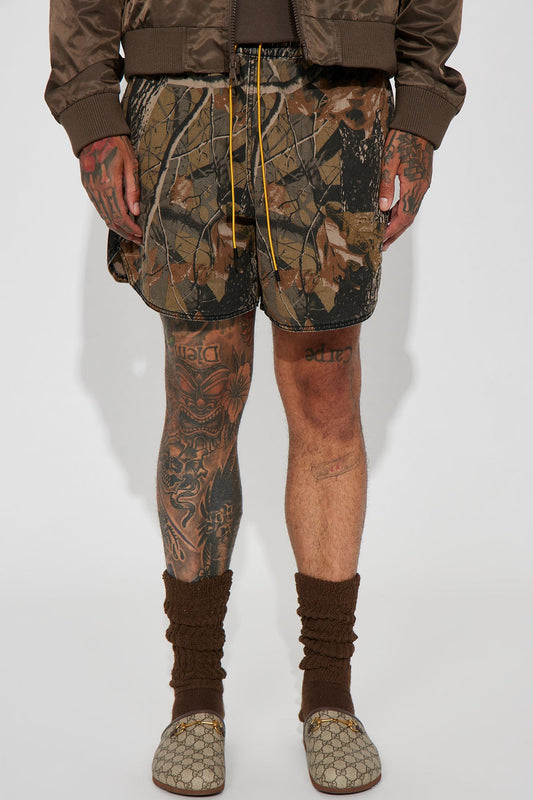 Huntsville Warmup Shorts - Camouflage