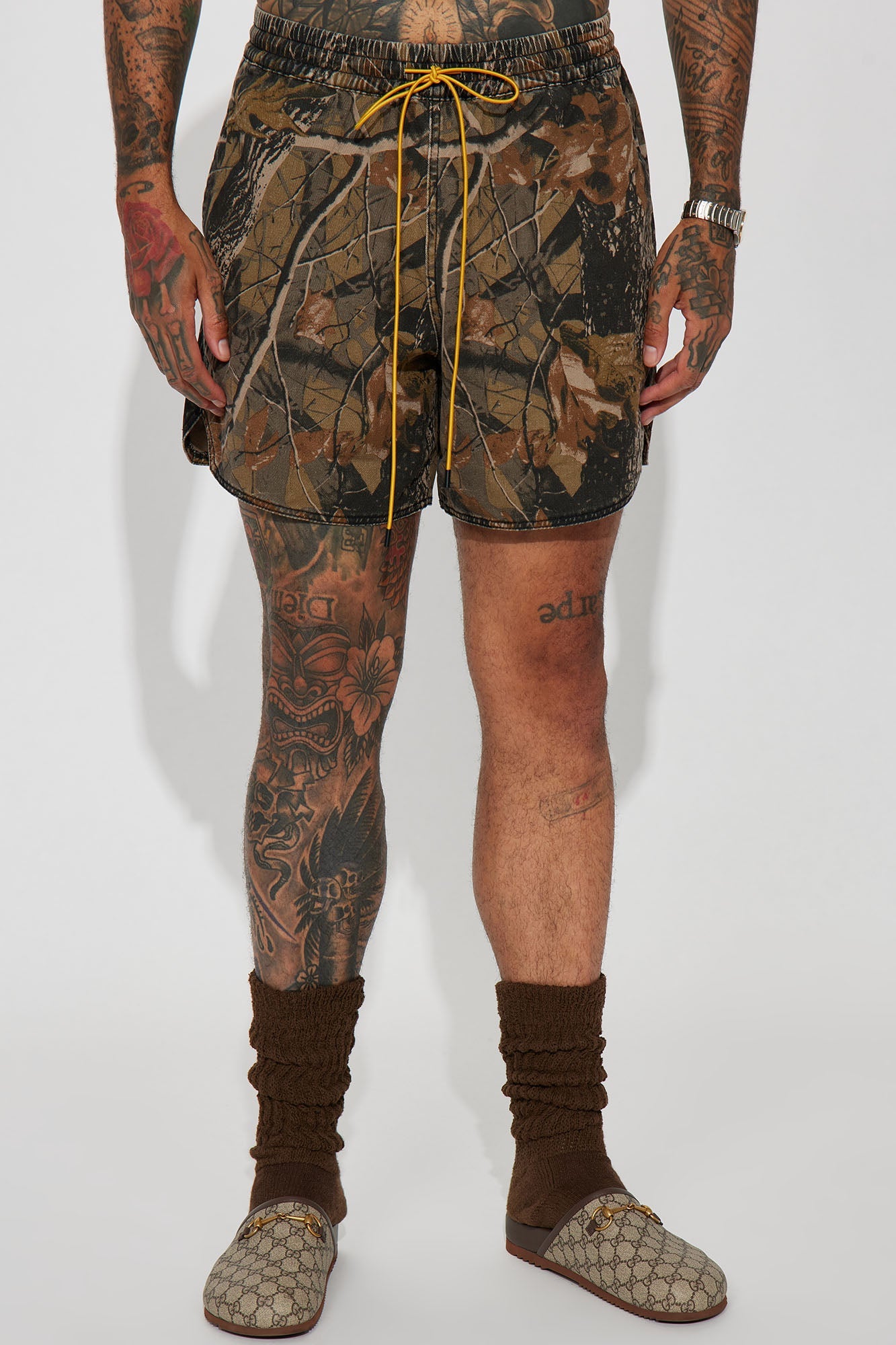 Huntsville Warmup Shorts - Camouflage