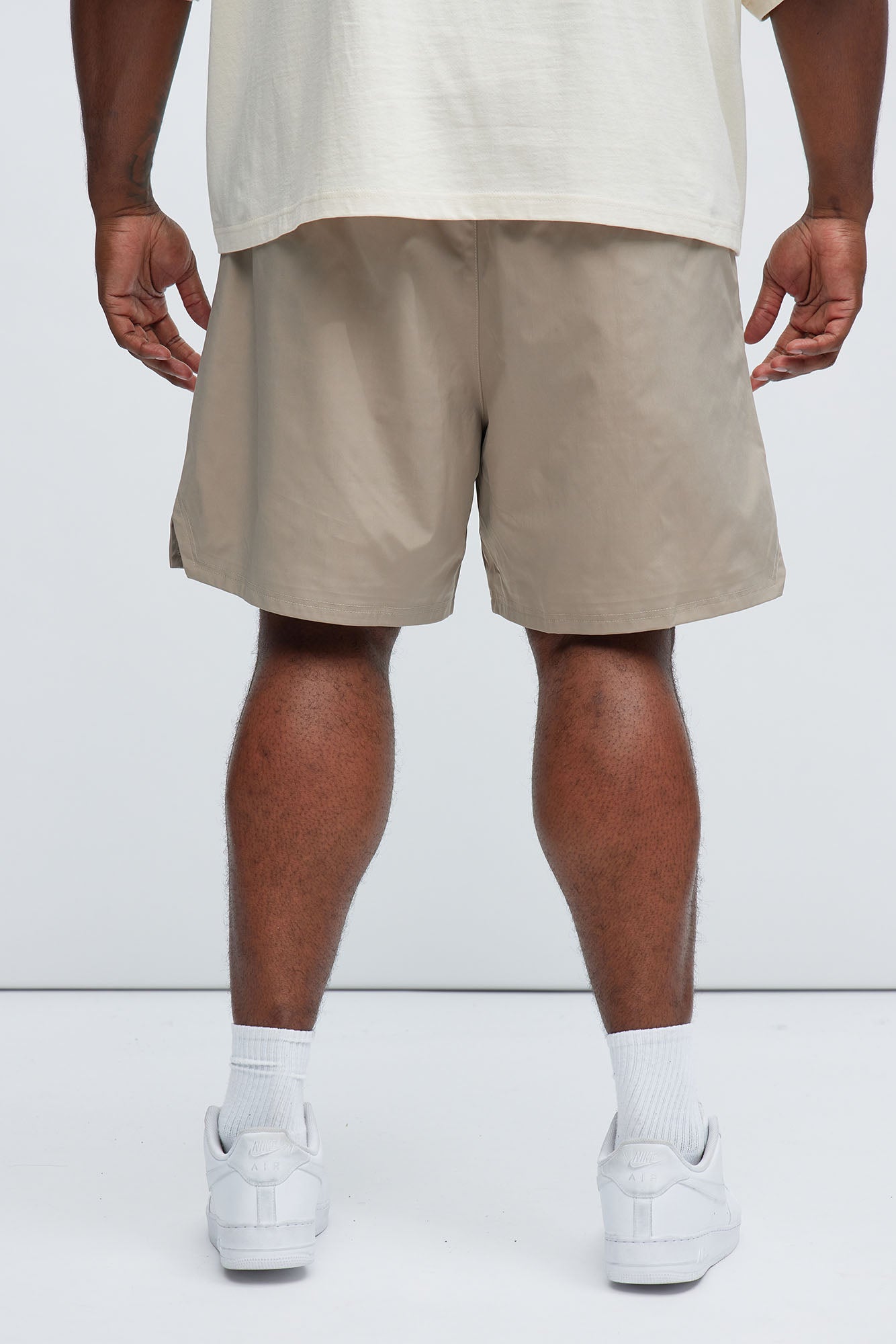 Originals Nylon Warm Up Shorts - Stone
