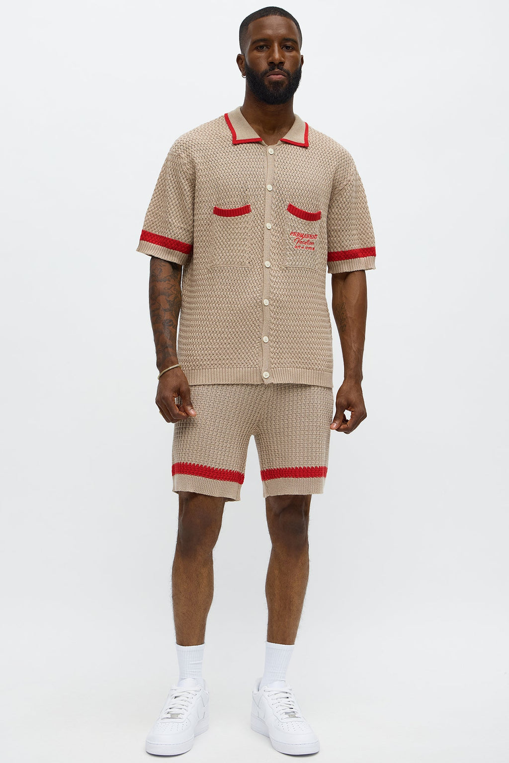 Relaxed Margarita Knit Shorts - Tan