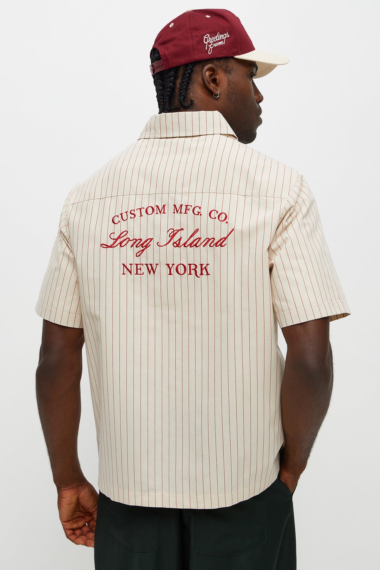 Long Island Mechanic Button Up Shirt - Natural