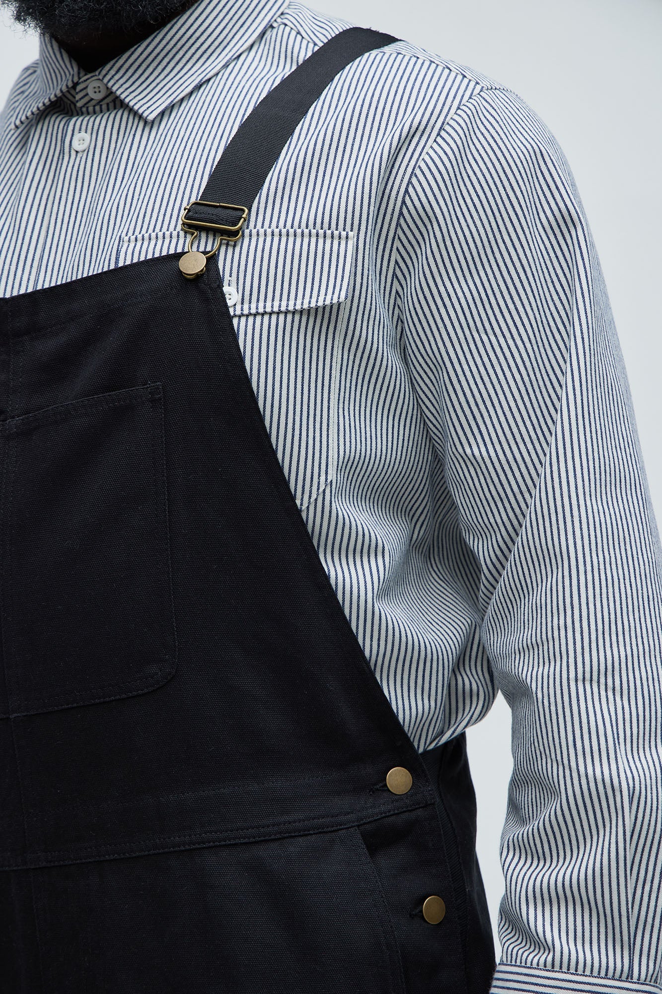 Alexander Utility Canvas Overalls - Black