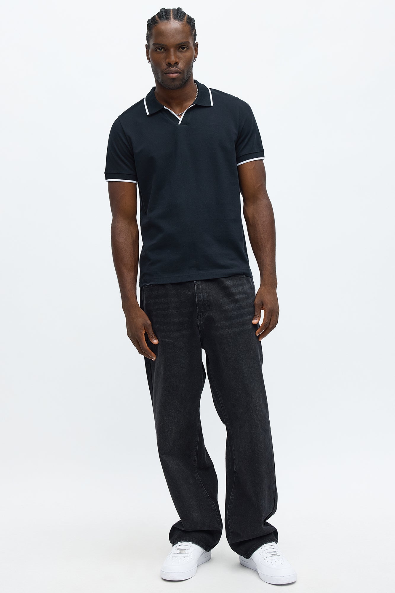 Driveway Short Sleeve Polo - Black