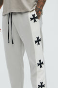 Desmond Straight Sweatpants - Grey/combo