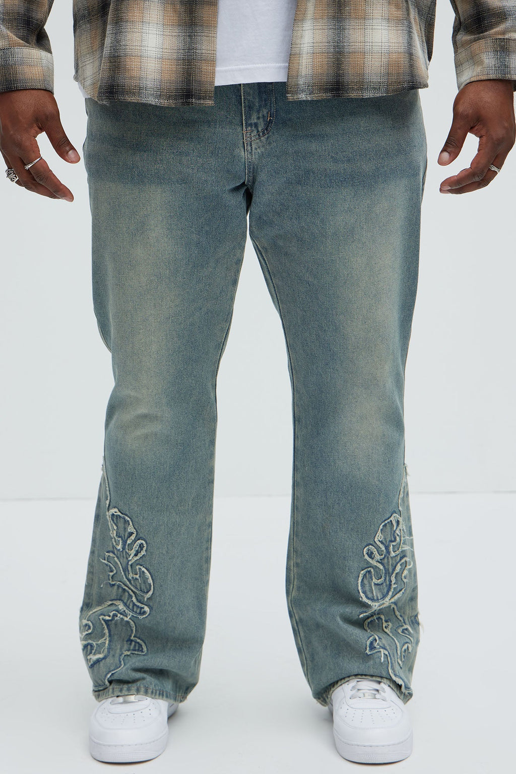 Tumble Slim Flare Jeans - Light Blue Wash