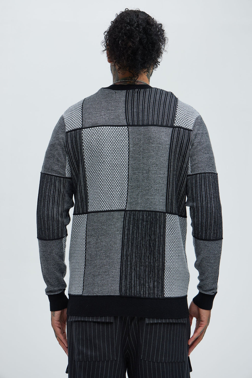 Better And Better Crewneck Sweater - Black/combo