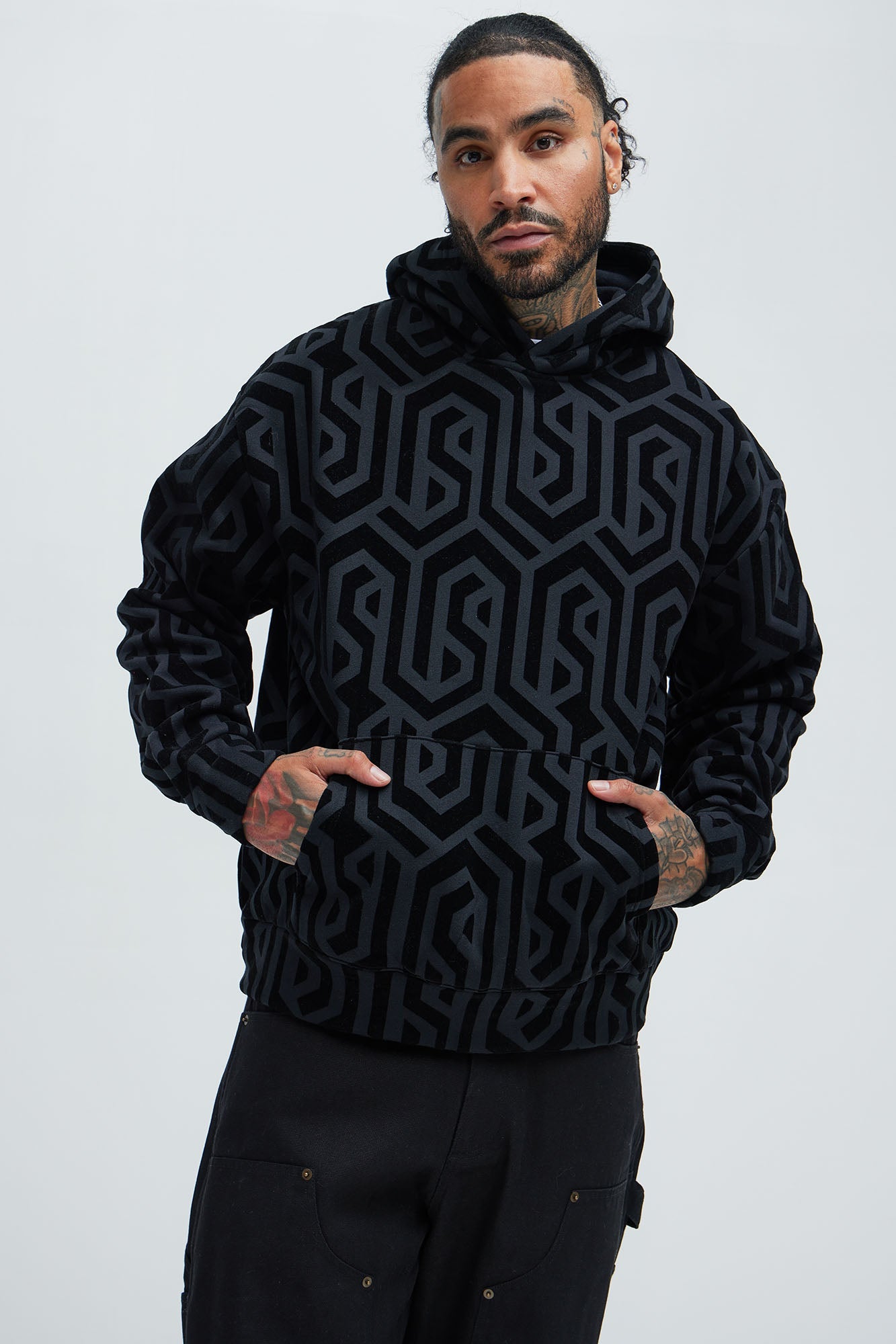 Bold Flock Hoodie - Black