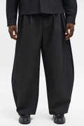 Barrel Bold Flow Trousers - Black