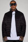 Wesley Packable Puffer Jacket - Black