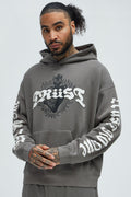 Tyson Trust Issues Oversized Hoodie - Grey