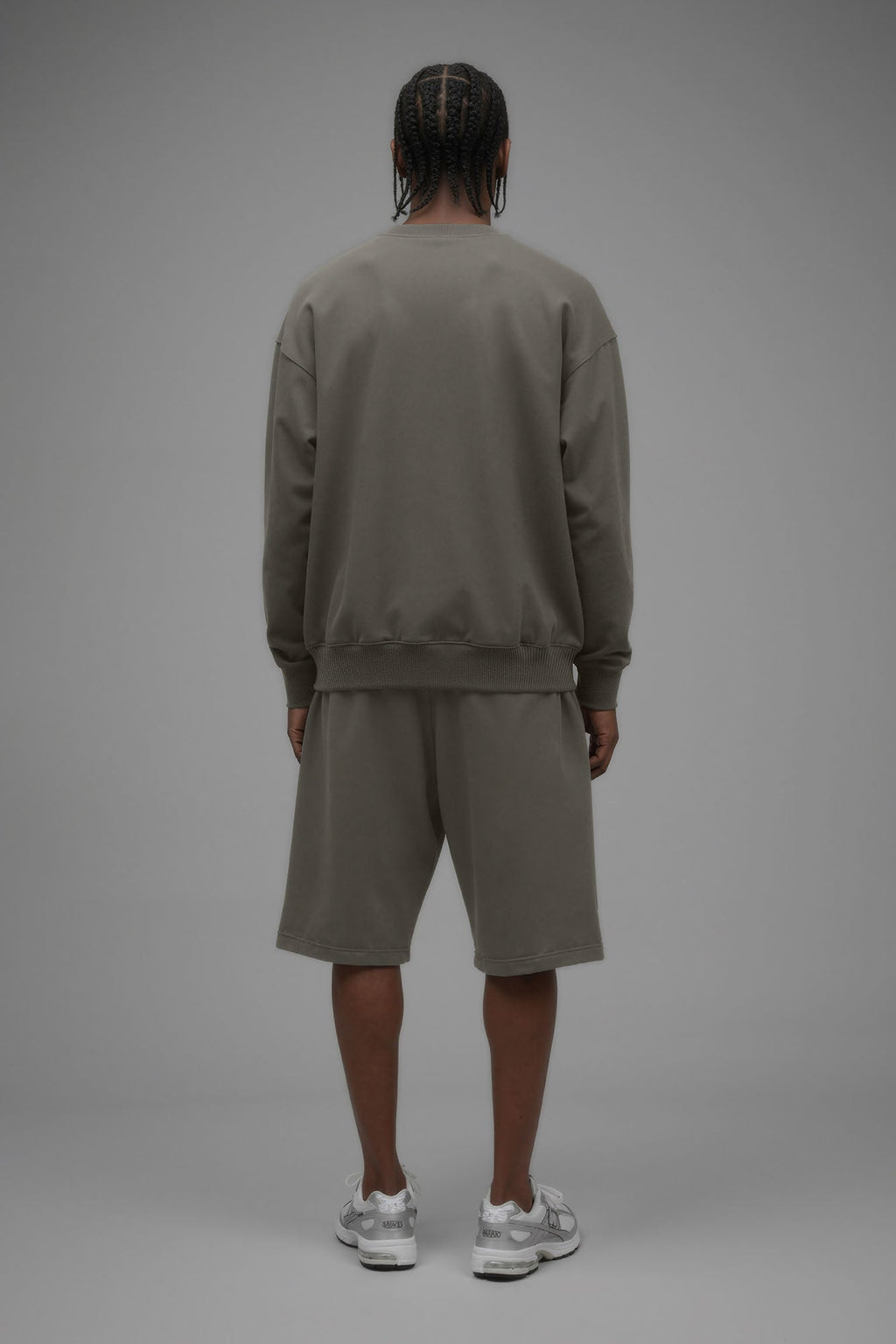 410 Oversized Crewneck - Moss Grey
