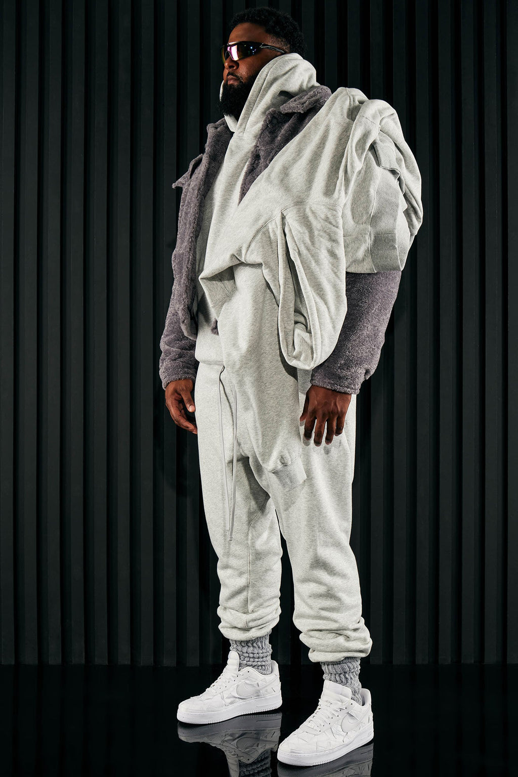Tyson Heavyweight Sweat Jogger - Heather Grey