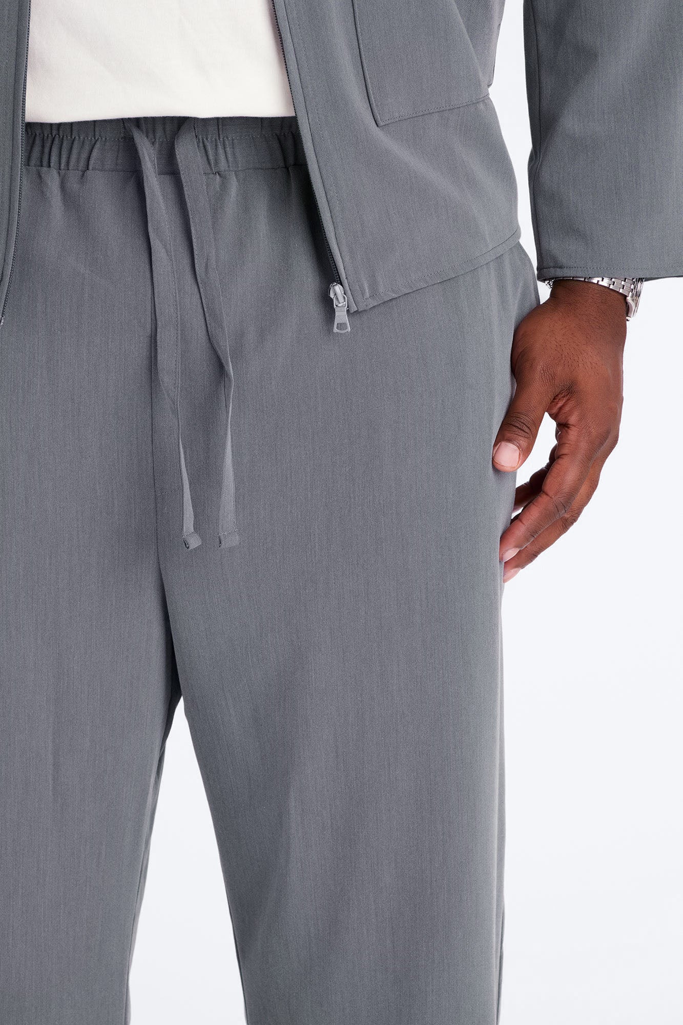 Baggy Erod Ewaist Pant - Grey
