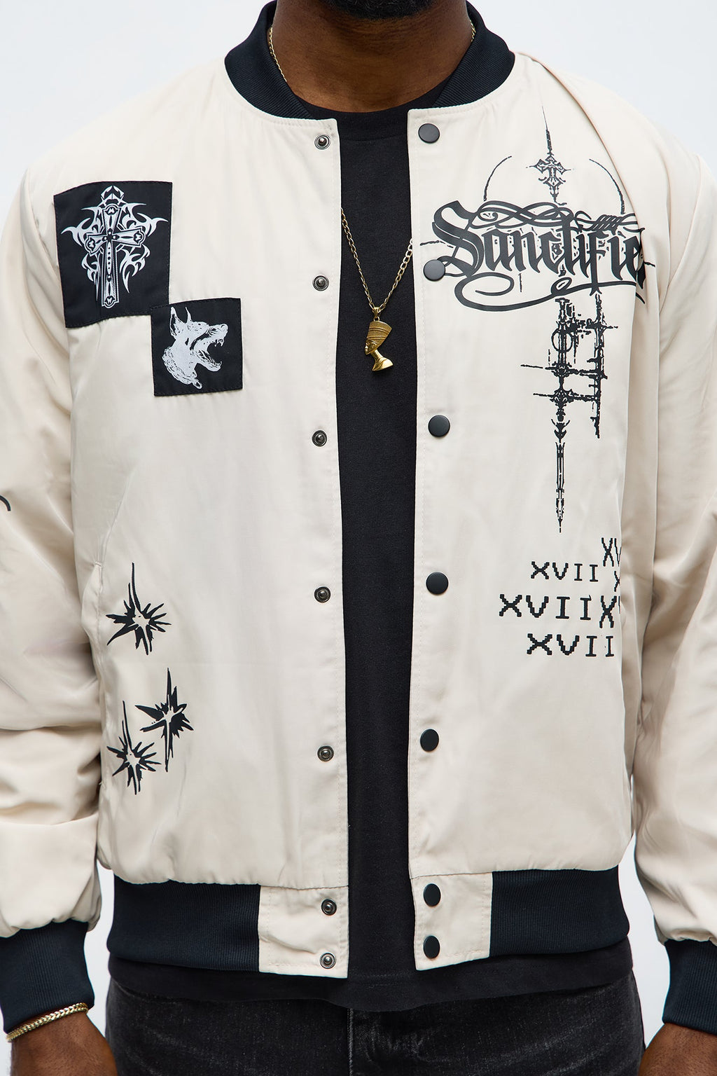 Eternal Blessings Bomber Jacket - Khaki/combo