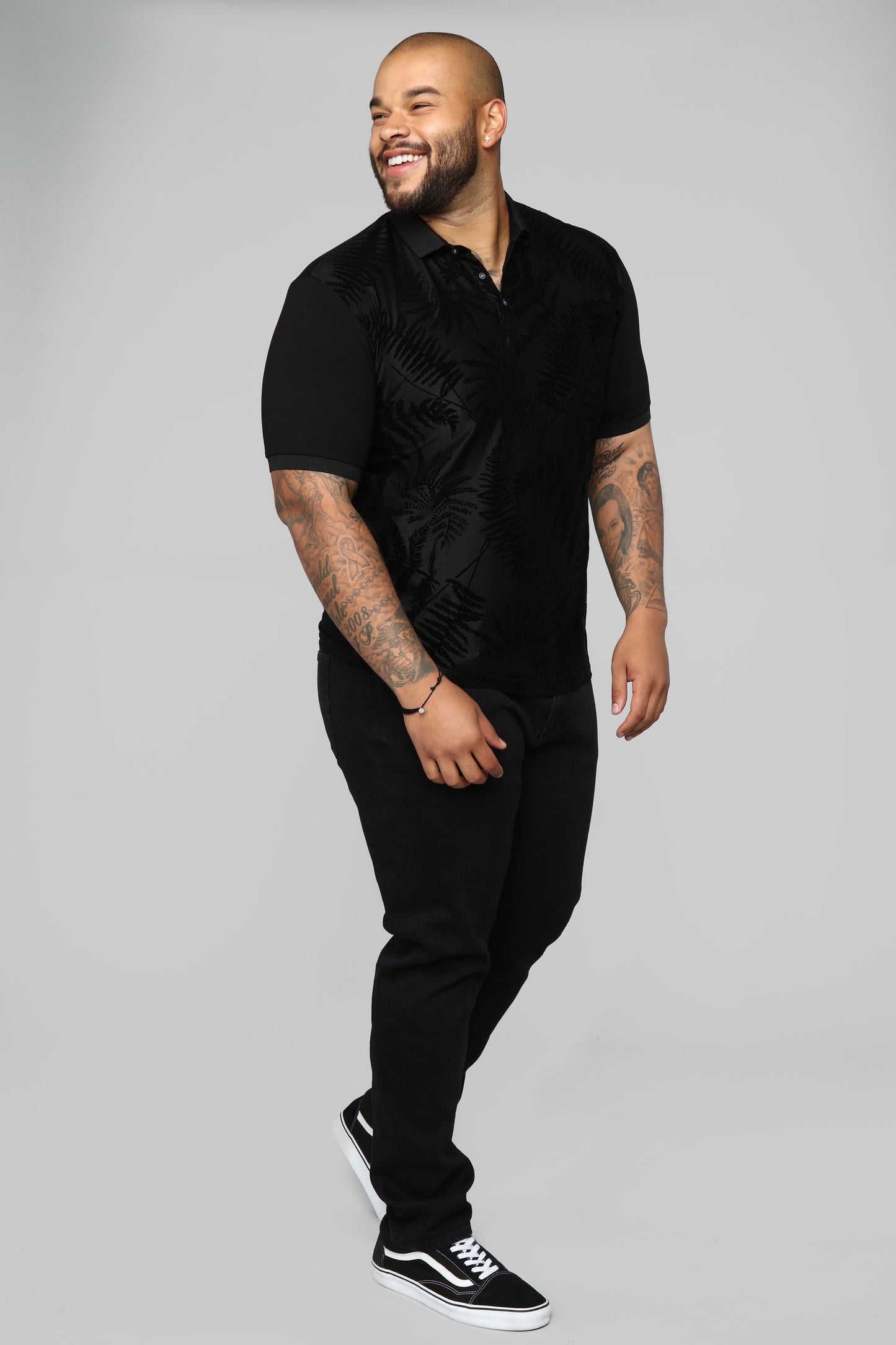 Breezy Short Sleeve Polo - Black