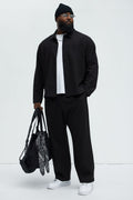 Ronan Straight Trousers - Black