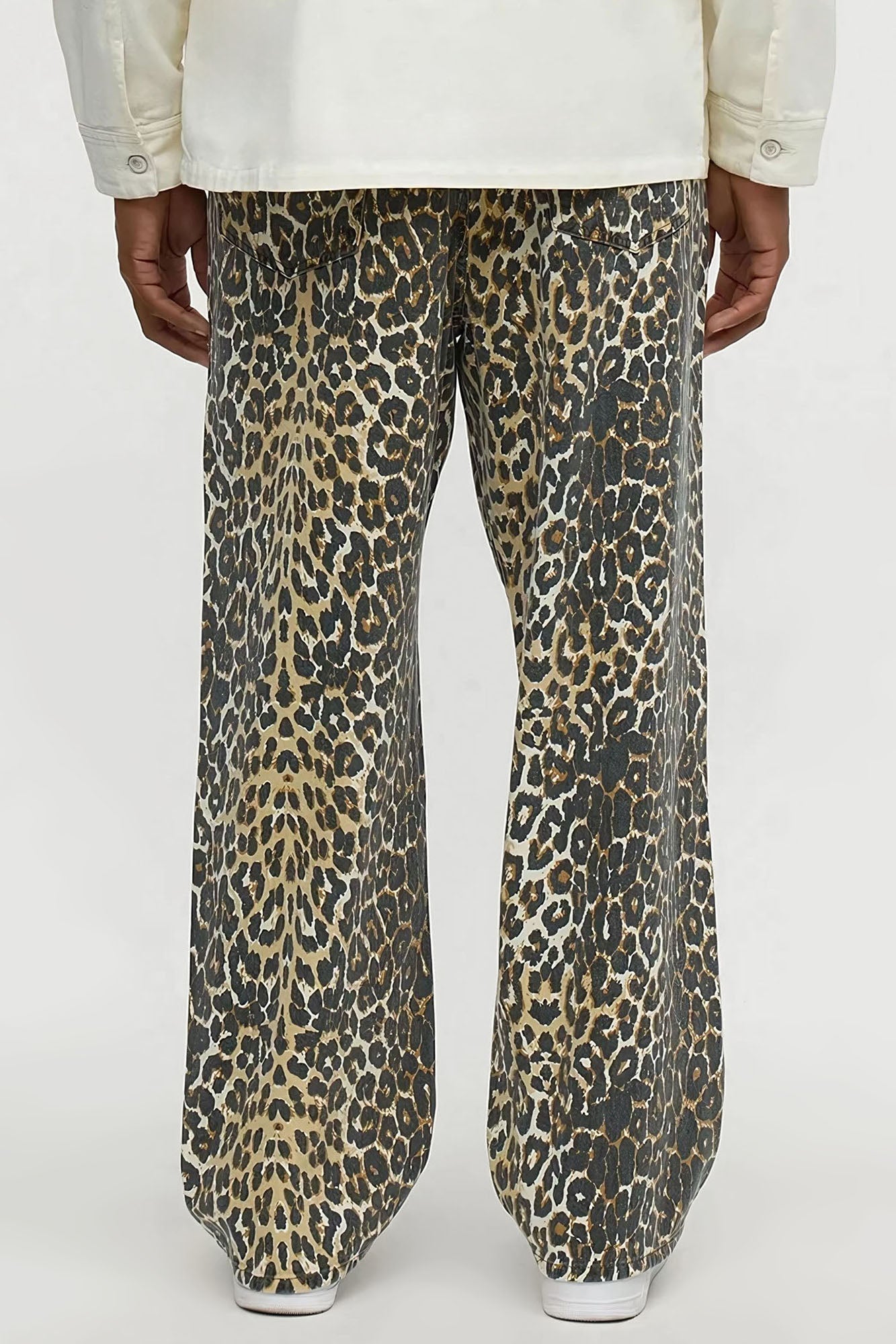 Baggy Wild Thang Leopard Pant - Brown/combo