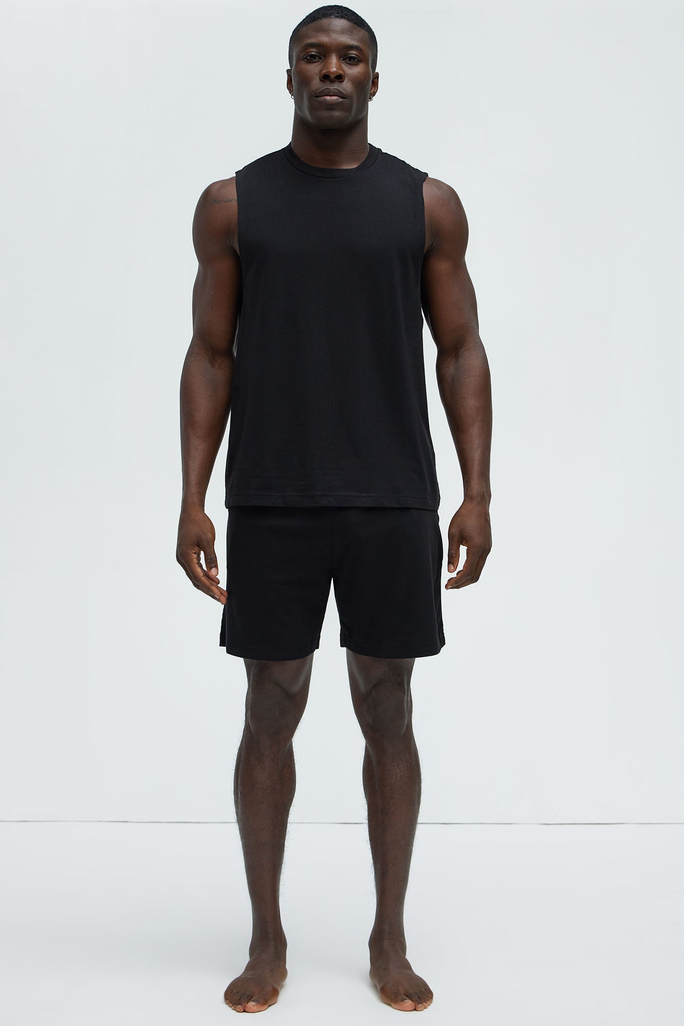 Essential Modal Lounge Shorts - Black