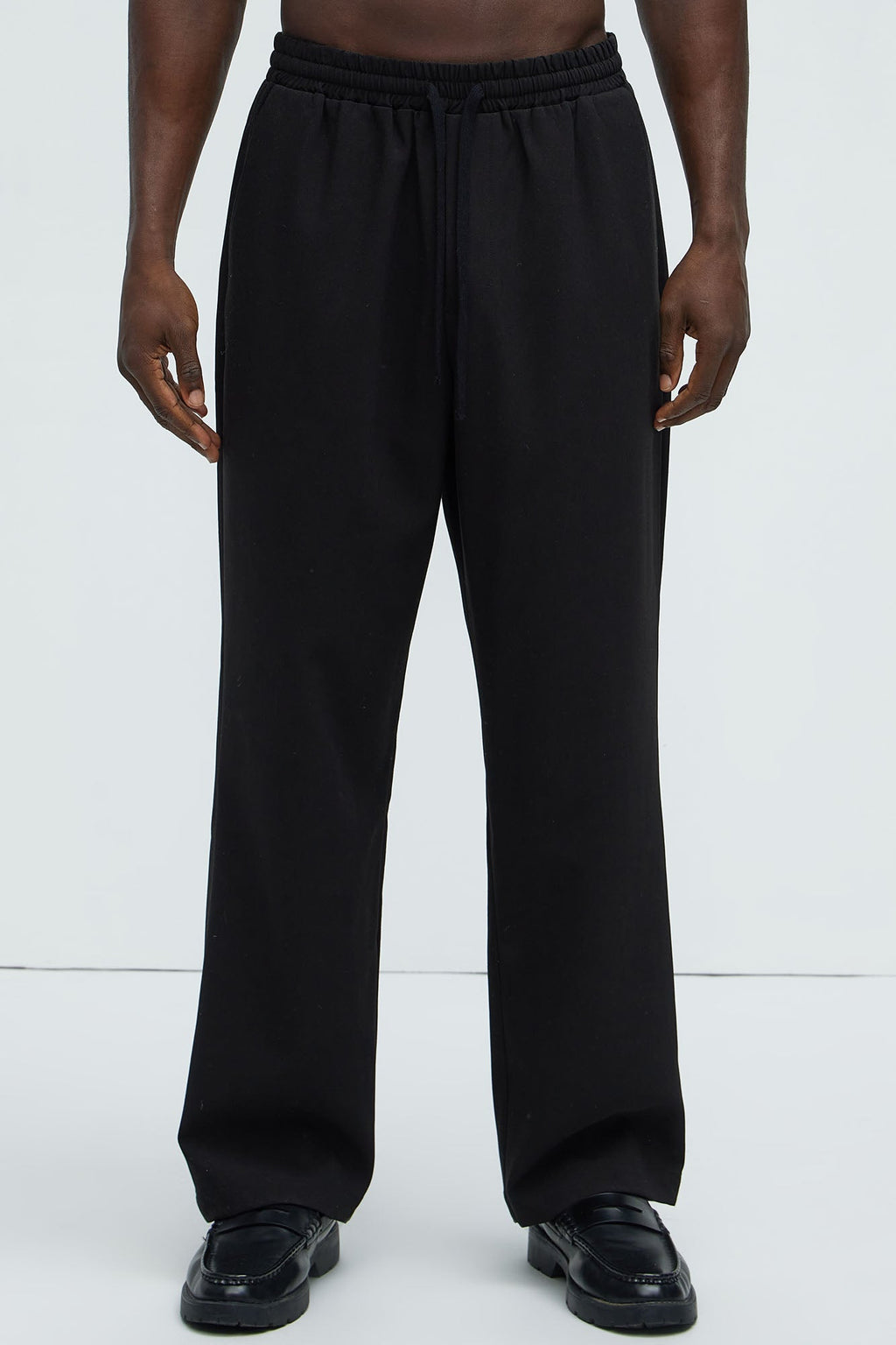 Ronan Straight Trousers - Black