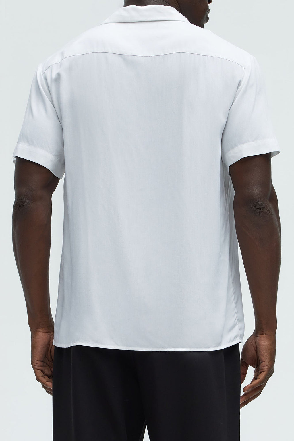 Dawson Relaxed Short Sleeve Cuban Collar Shirt - White