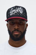 Saints Two Tone Pearl Structured Snapback Hat - Black/combo