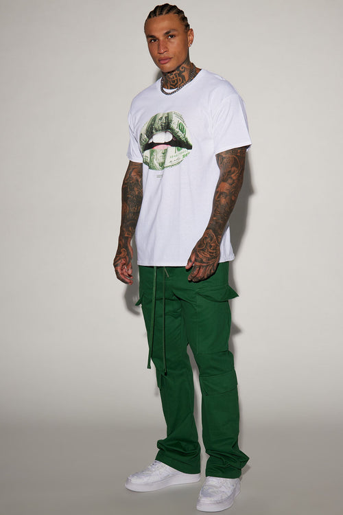 Alisos Twill Slim Flare Cargo Pants - Hunter