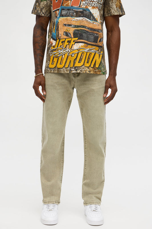 Mercer Slim Stretch Jean - Olive
