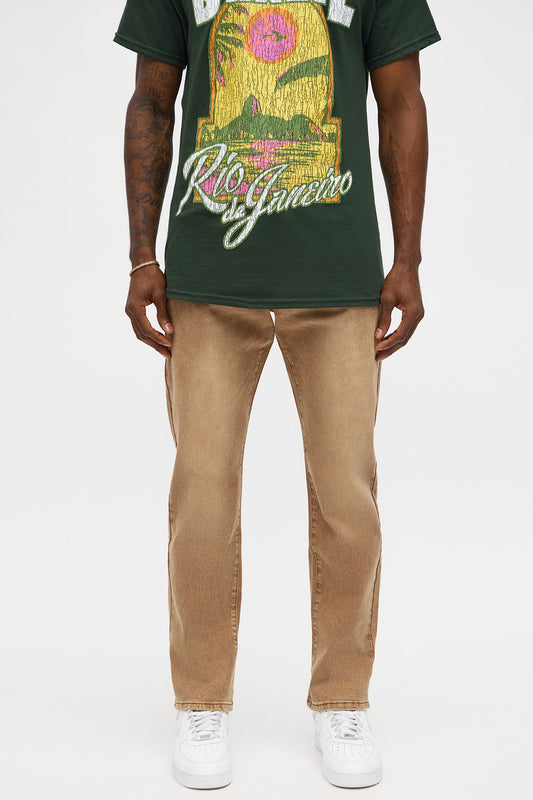 Mercer Slim Stretch Jean - Brown
