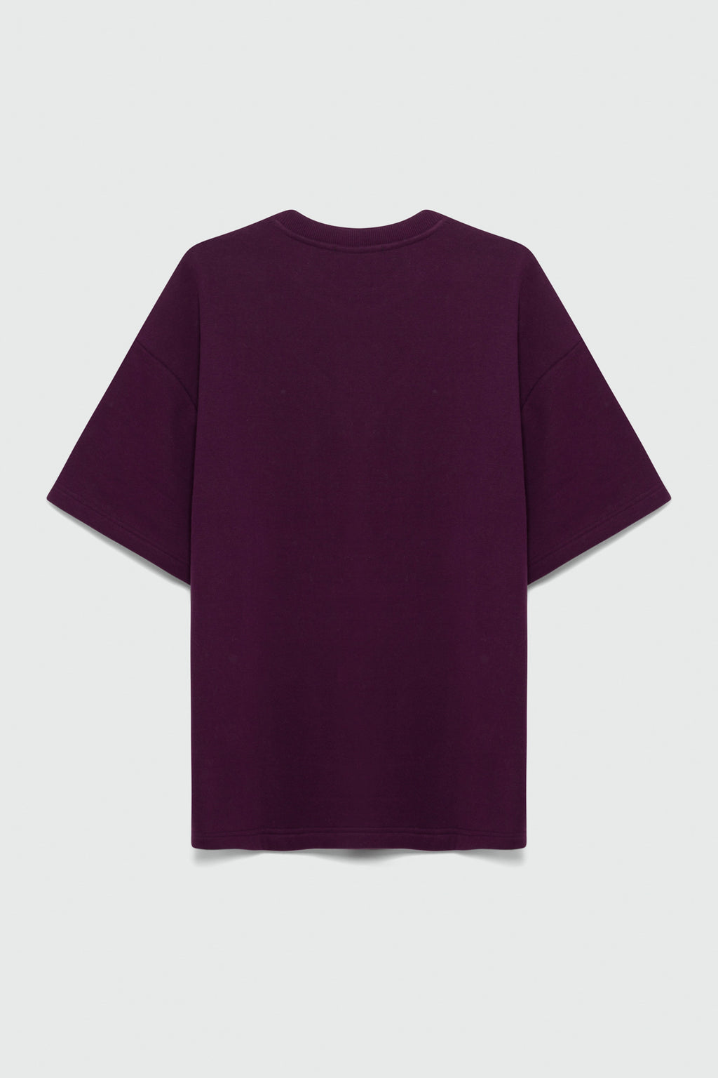 410 Oversized Fleece Tee - Plum