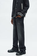 Stacked Slim Flare I'm That Ombre Jean - Black Wash