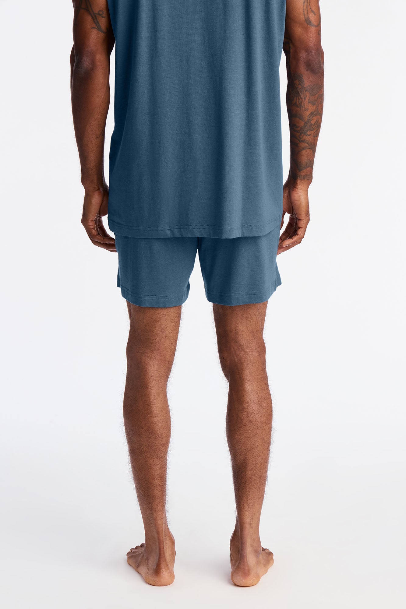 Essential Modal Lounge Shorts - Slate Blue