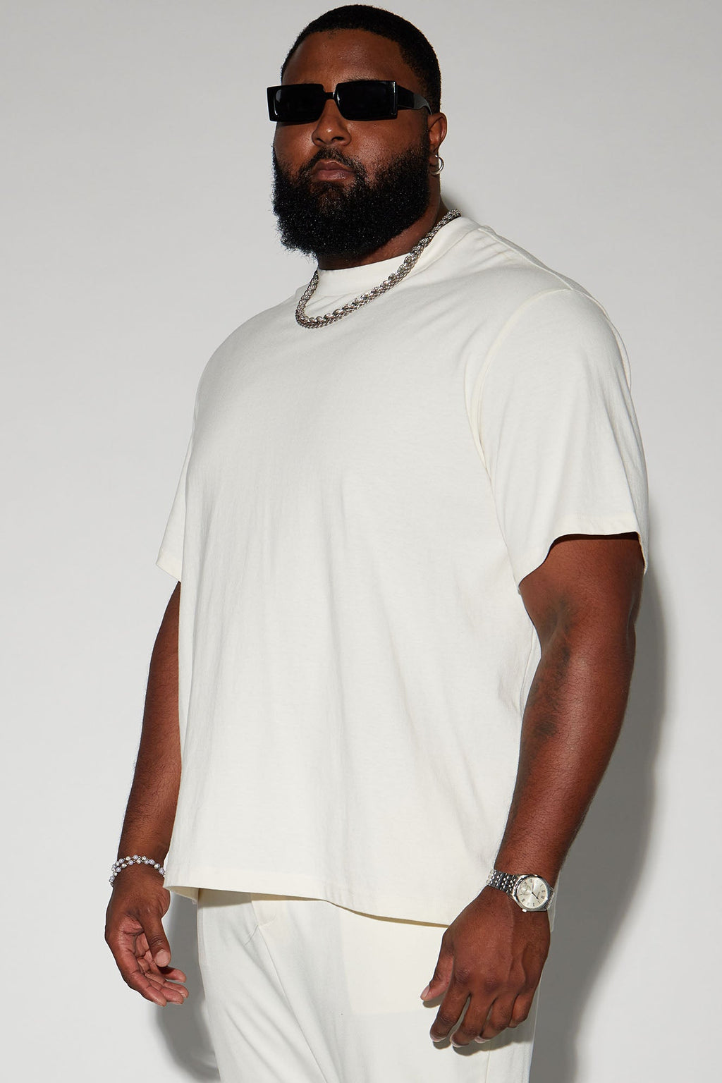 Oversized Heavyweight Tee 240GSM - Off White
