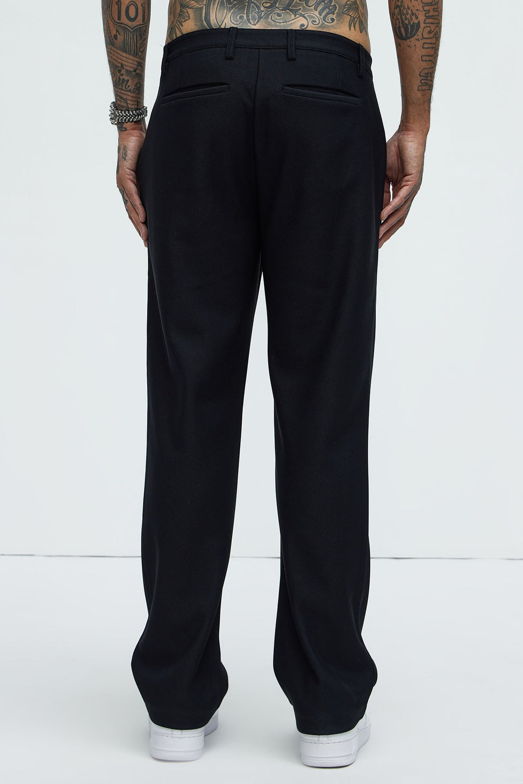 Turner Straight Trousers - Black