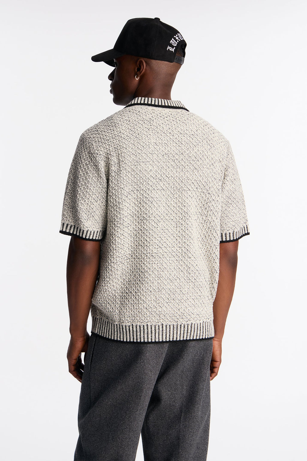 Knit Mercer Johnny Polo - Black