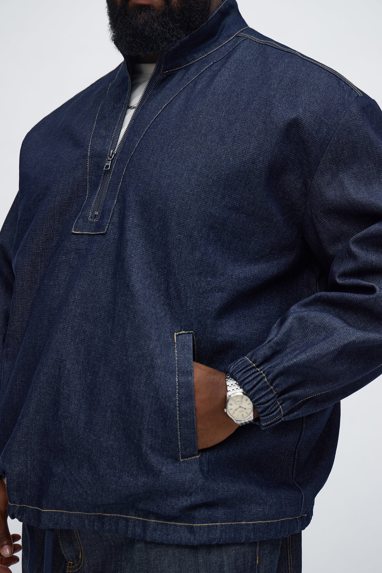 Changes Denim Anorak Jacket - Indigo