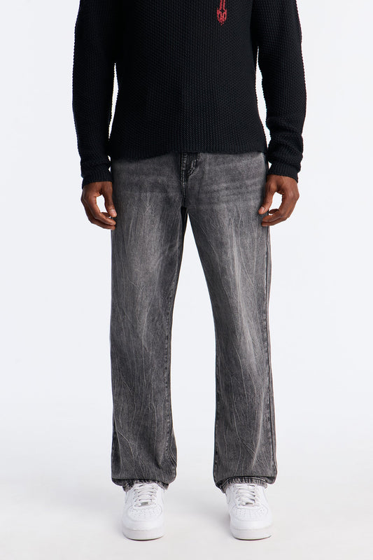 Straight Sleep In Jean - Black Wash